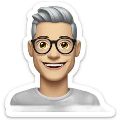 Mr robot (rami malek) happy sticker