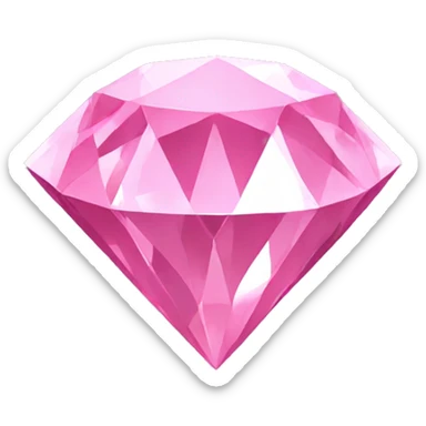 Pink diamond sticker