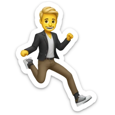 knee slapper sticker