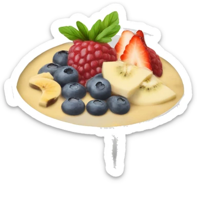 A smoothie bowl sticker