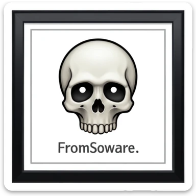FromSoftware You Died Screen sticker