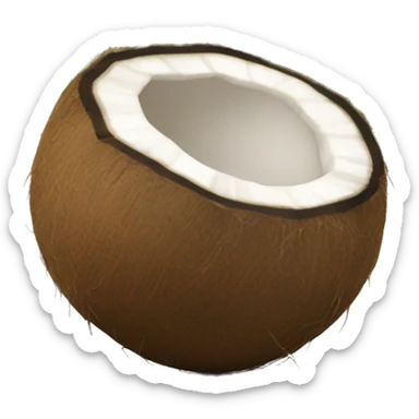 coconut  sticker