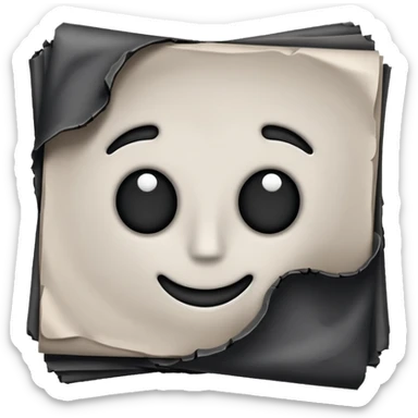 Burnt Paper sticker