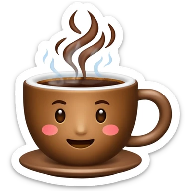 Xícara de Café realista sticker