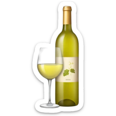 white wine sticker