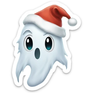 The Ghost of Christmas Future sticker