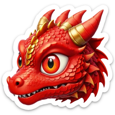 ojo de dragon sticker