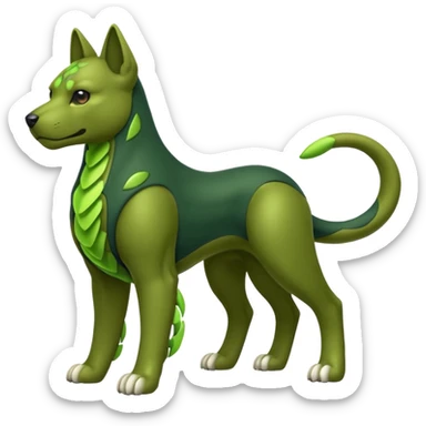 Zygarde 10% dog-form sticker