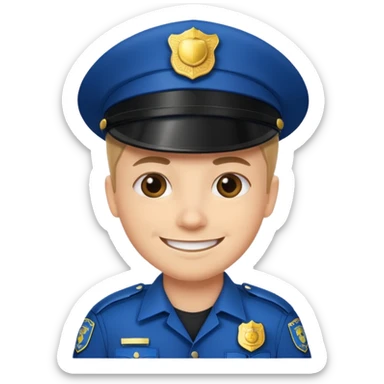 Polizist Emoji sticker