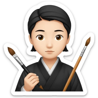 Calligrapher sticker