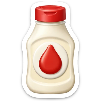 bustina monoporzione di maionese e ketchup sticker