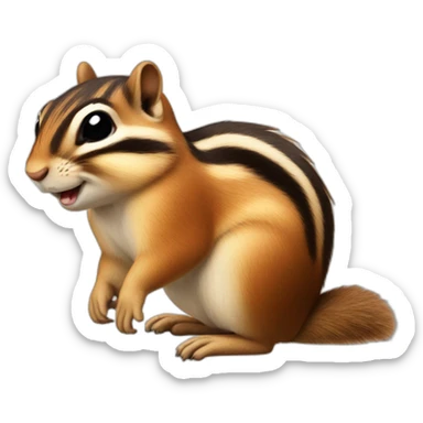 chipmunk sticker