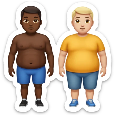 SUPER STATICY AND SUPER FUZZY IMAGE OF A SUPER BIG AND SUPER SMALL SUPER FAT AND SUPER SKINNY sticker