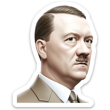 stylish man in formal attire sticker