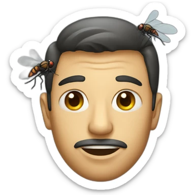 Fly bigger than a man sticker