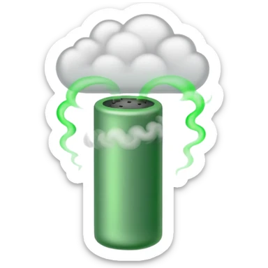 smoke coming out of a blunt sticker