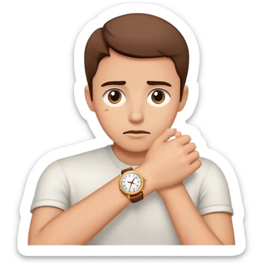 Reloj urgente sticker