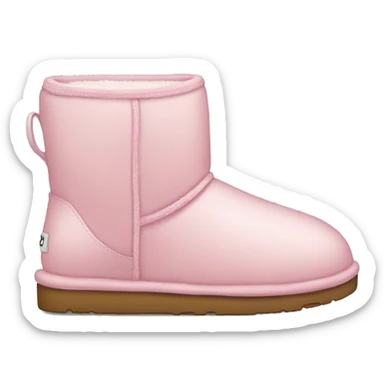 light pink uggs sticker