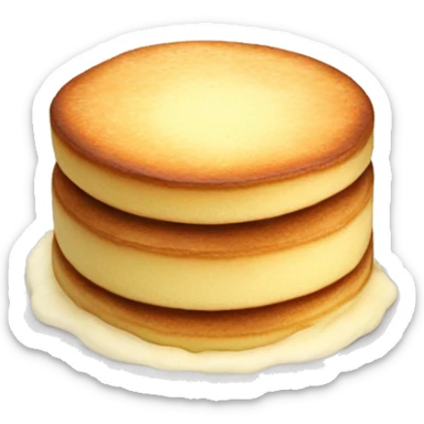 Soufflé pancake sticker