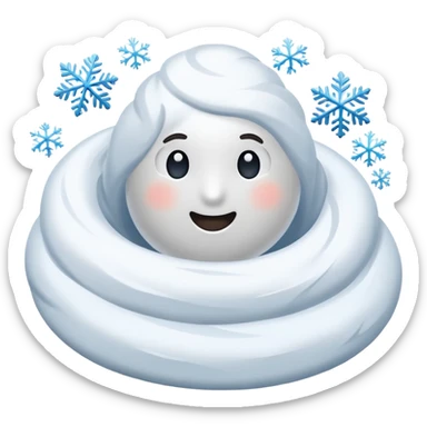 snow storm  sticker