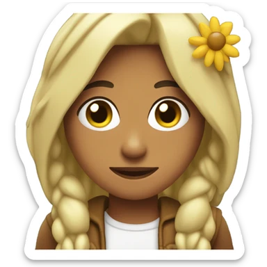 chica con cuernos sticker