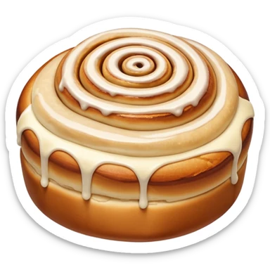 Yummy cinnamon roll  sticker