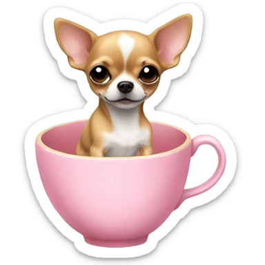 Teacup chihuahua  sticker