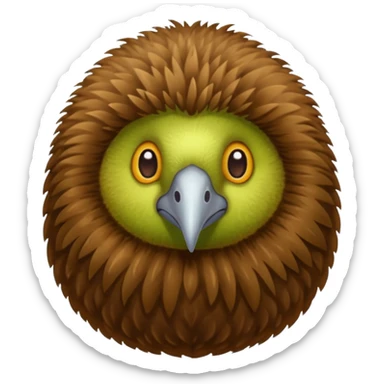 Kiwi bird sticker