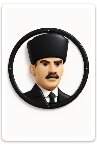 Convert the uploaded image into a 3D Apple-style emoji — preserve the key shapes, colors, and overall composition of the original image. Simplify the forms into clean. Apply glossy textures, soft lighting, smooth shading, and render everything in Apple emoji style on a clean white background

 sticker