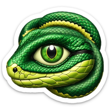 eye of a snake sticker
