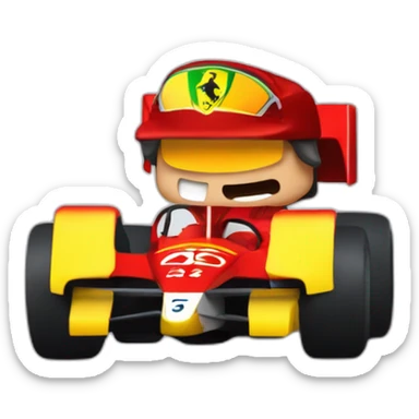 Carlos Sainz Ferrari sticker