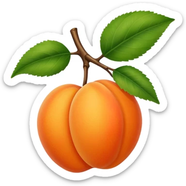 apricot sticker