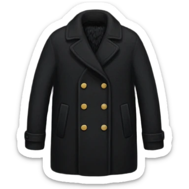 coat black sticker