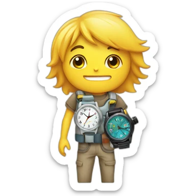 Watch for kid sticker