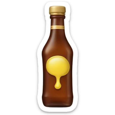 Bottle of rumple minze alcohol sticker