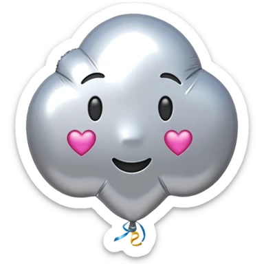 foil balloon sticker