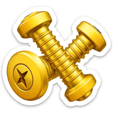 screws yellow sticker