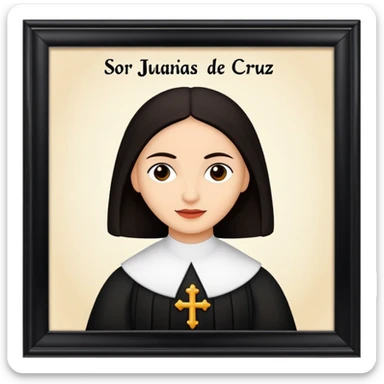 escuela con el nombre Sor Juana Ines de la Cruz sticker