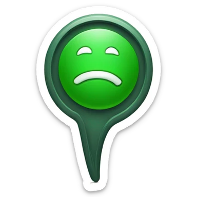 Green tick of whatsapp sticker