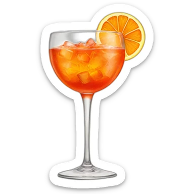 Aperol spritzz cocktail sticker