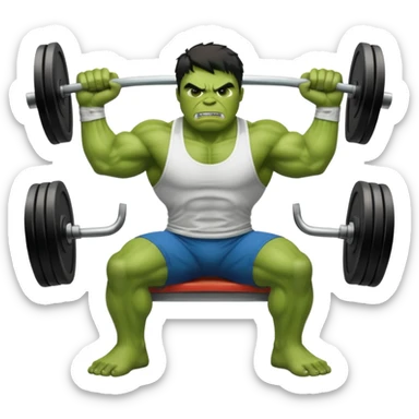 Hulk sawing - at globle gym, we are better than you and we know it. sticker