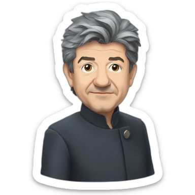 Jean Luc Mélenchon as a pokémon dressor sticker