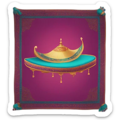 flying carpet from aladdin sticker