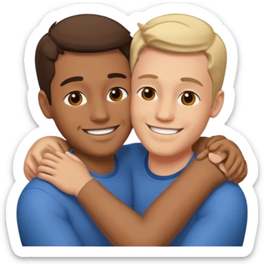 2 Guys being in love sticker