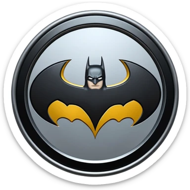 Nolan's batman symbol sticker
