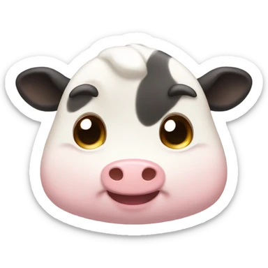 Moo deng being cute  sticker