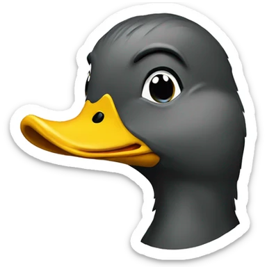 Duck wearing Oregon sweatshirt sticker