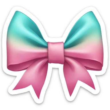 Cute girly bows sticker
