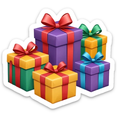 Christmas gifts sticker