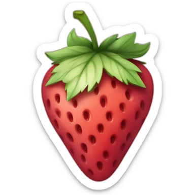 frozen strawberries  sticker